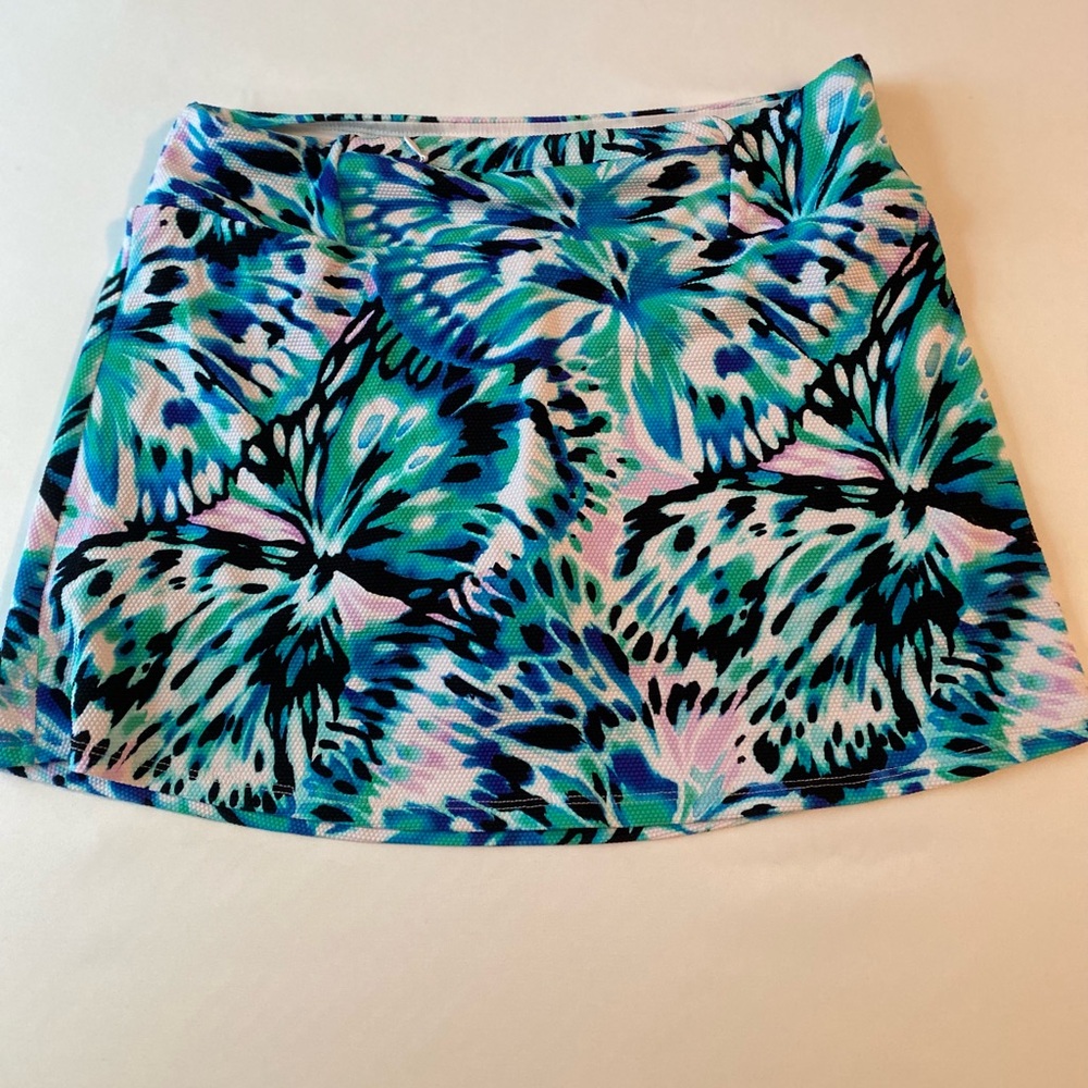 Tommy Bahama Blue and Green Swim Skirt - Picture 3 of 10